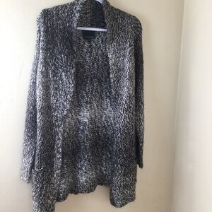Cynthia Rowley belted Cardigan. Ombré. Sz L.